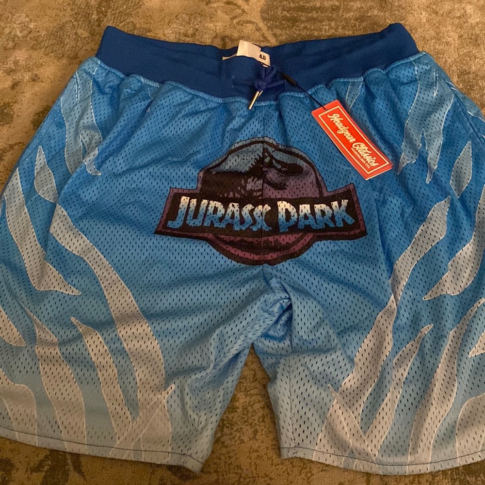 Men’s Headgear Classics Jurassic Park The Lost World 1997 Basketball Shorts 2XL